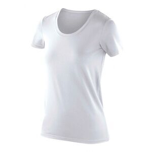 Spiro Womens/Ladies Softex Super Soft Stretch T-Shirt / White